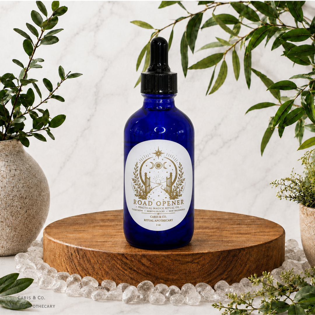 Road opening ritual oil for clearing obstacles and creating new opportunities